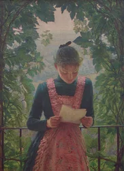 La primera carta, 1890