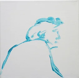 Retrato de una señora mayor con carácter, 2019