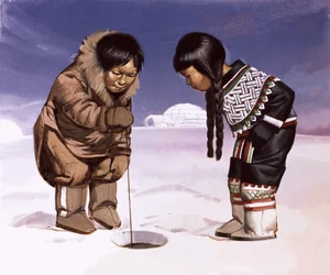 Niños de Groenlandia