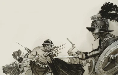 Luchas de gladiadores