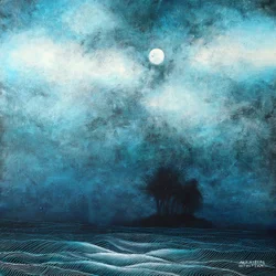 Noche de luna en la isla