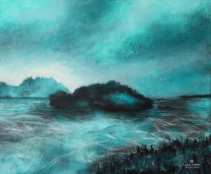 Las tranquilas aguas de la isla de Teal
