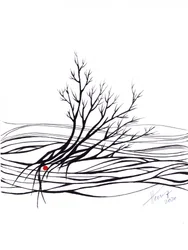 Árbol minimalista Red Dot