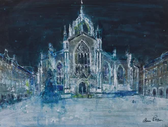 St Giles de noche
