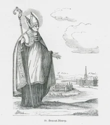 San Bennet Vizcaya (litografía)