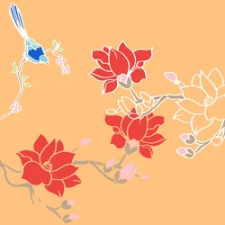 Pájaros en Flor