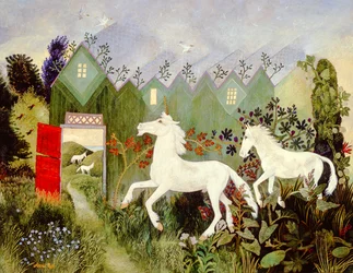 Un lugar para los unicornios, 2002 (acrílico)