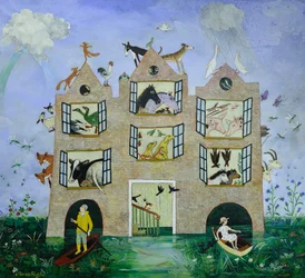Prohibición de mangueras, 2013 (acrílico)