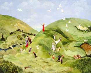 Picnic planificado, 2004 (acrílico)
