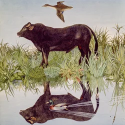 Reflexionando, 2004 (acrílico)