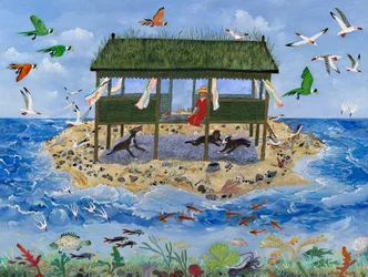 Séptimo cielo, 2013 (acrílico)