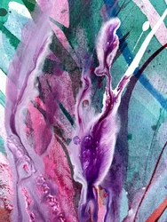 Flujo abstracto vibrante