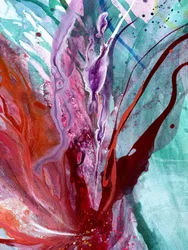 Flujo abstracto vibrante