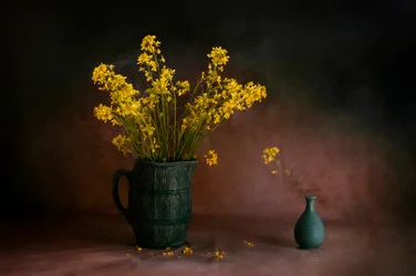 Flores amarillas melancólicas