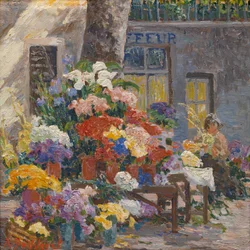 Mercado de flores de Menton (Costa Azul)