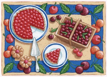 Tarta de cerezas