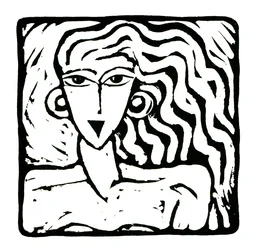 Horóscopo (Virgo), 2017 (impresión en lino)