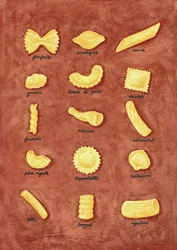 Pasta, 2010 (gouache)