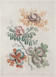 Nueva suite de portafolios de flores ideal para diseñar y pintar: Fantasías florales, c. 179