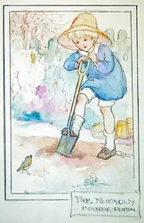 El amigable Robbie Robin, c.1916