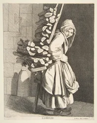 Vendedor de leña atada, 1746