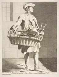 Vendedor de utensilios de cocina, 1746