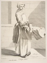 Vendedor de pescado, 1738