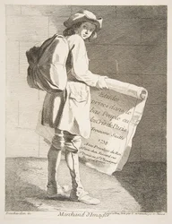 Vendedor de cuadros, 1738