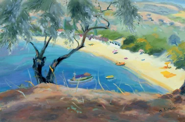 Bahía de Achladies, Skiathos, Grecia