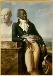 Revolución Francesa: Retrato de Jean Baptiste Belley, Diputado de Santo Domingo en la Convención (1747-1805). Pintura de Anne Louis Girodet de Roucy-Trioson