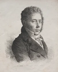 Receuil dessais lithographiques: Retrato de M. Coupin de La Couperie, 1816