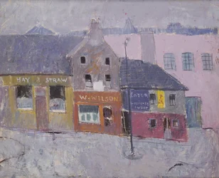 Causewayside, Edimburgo, c.1950 (óleo sobre lienzo)
