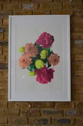 Felicidad en Flor, enmarcado, 2017
