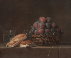 Cesta de Ciruelas