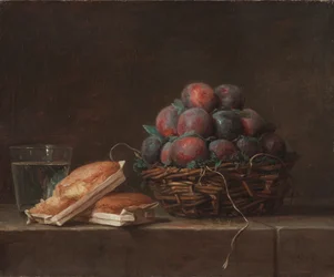 Cesta de ciruelas, 1769