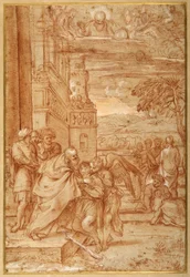 El regreso del hijo pródigo, después de Annibale Carracci