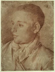 Carracci - Retrato de Baldassare Aloisi, llamado Galanino, 1589-1590