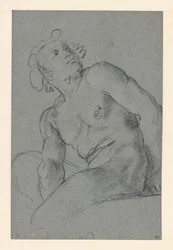 Carracci - Desnudo masculino sentado, I 183 (PK)