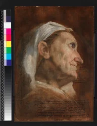 Cabeza de una anciana, c.1590