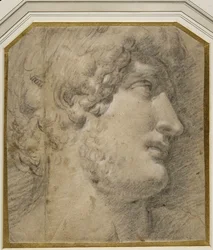 Cabeza del Emperador Galieno (o ¿Adriano?), después del antiguo