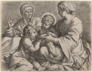 Madonna y Niño con los Santos Isabel y Juan el Bautista