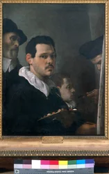 Autorretrato con otras figuras, c.1593