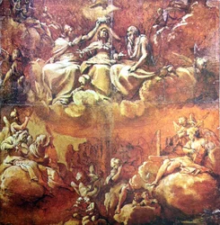 Estudio para la Coronación de la Virgen - Annibale Carracci