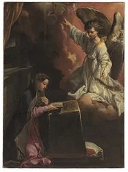 La Anunciación (óleo sobre lienzo)