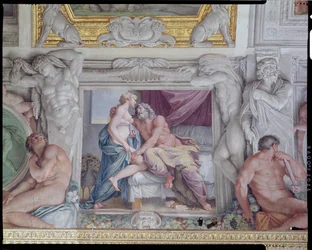 La Galería de Carracci (detalle de Júpiter y Juno)