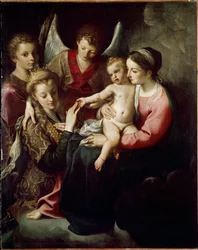 El matrimonio místico de Santa Catalina