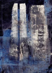Abstracción azul intenso