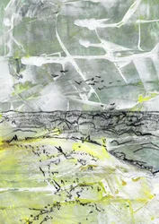 Horizonte de campos verdes