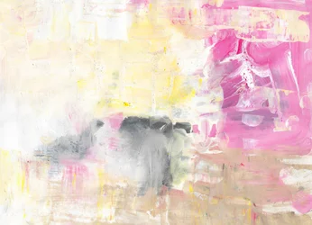 Flujo abstracto rosa y amarillo