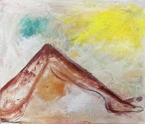 Estudio de figura en postura relajada